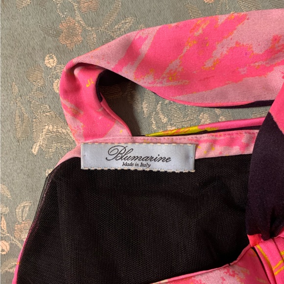 Blumarine Vintage Y2K floral one shoulder dress - Picture 3 of 5